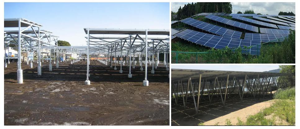Agrivoltaics mounting systems  