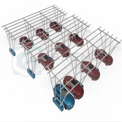 Moslashtirilgan quyoshli avtoulovni o'rnatish tuzilmalari