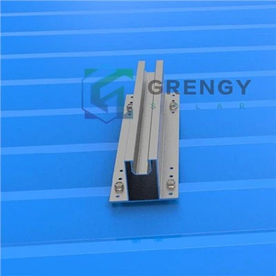 Quyosh panellarini o'rnatish uchun mini relslar