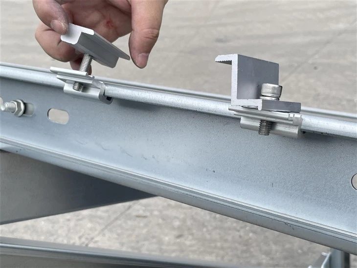 Corrosion-Resistant ZAM Coated Solar Racking System The Best Alternative To HDG high quality