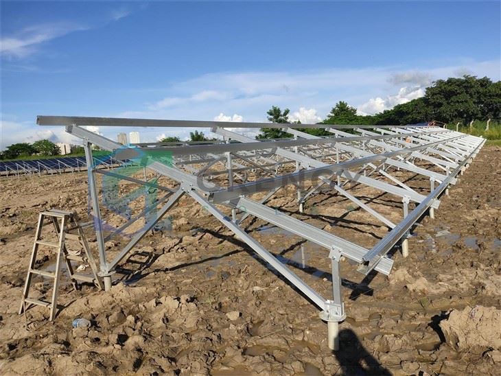 Galvanized Solar Ground Screw Foundation For PV Mounting System factory