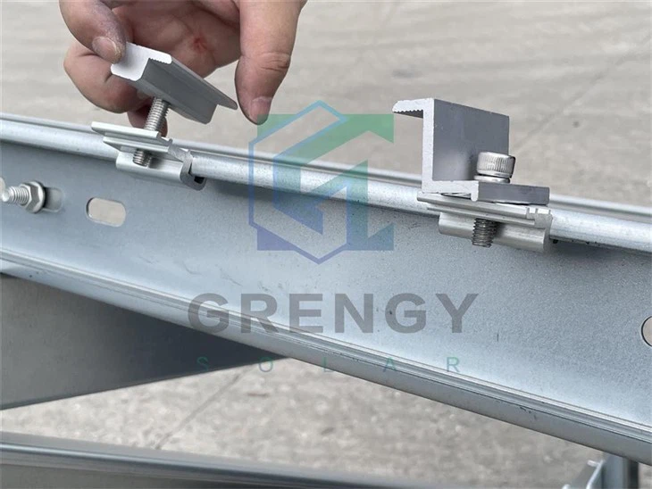 ZAM Steel Ground Mount Solar Racking System
