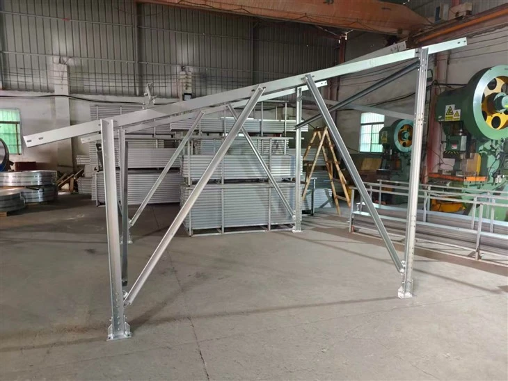 ZAM Steel Solar Mounting System With High Corrosion Resistance factory